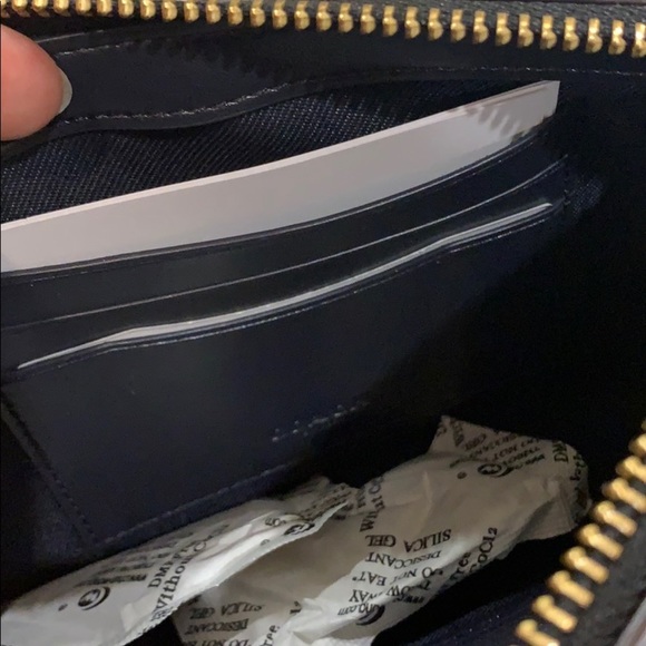 COACH Color-block Dreamer Leather Wristlet - Picture 9 of 10